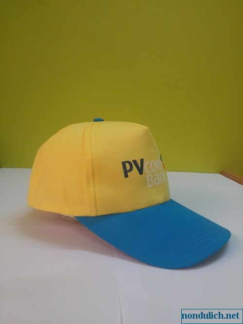 May nón đồng phục ngân hàng PVCombank theo yêu cầu khách hàng